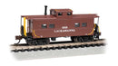Bachmann Trains N 16868 Northeast-Style Steel Cupola Caboose, Silver Series, Delaware, Lackawanna & Western