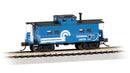 Bachmann Trains N 16869 Northeast-Style Steel Cupola Caboose, Silver Series, Conrail