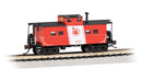 Bachmann Trains N 16870 Northeast-Style Steel Cupola Caboose, Silver Series, Central Railroad of New Jersey