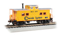 Bachmann Trains HO 16826 Northeast-Style Steel Cupola Caboose, Silver Series, Chessie System