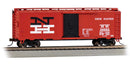 Bachmann Trains HO 16015 Pullman-Standard PS-1 40' Steel Boxcar, Silver Series, New Haven