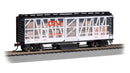 Bachmann Trains HO 16323 Track Cleaning 40' Boxcar, Removable Dry Pad, Silver Series, Canadian National