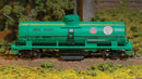 Bachmann Trains HO 16305 Track Cleaning Tank Car, Ready-to-Run, Silver Series, Union Pacific (MOW green)