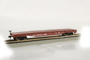 Bachmann Trains HO 17305 52' Flatcar, Silver Series, Great Northern