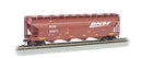 Bachmann Trains HO 17505 Silver Series 56' ACF Center-Flow Covered Hopper, Burlington Northern Santa Fe