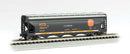 Bachmann Trains N 17556 ACF 4-Bay Center-Flow Covered Hopper, Kansas City Southern