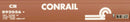 Bachmann Trains HO 17560 56' ACF Center-Flow Covered Hopper, Silver Series, Conrail (Boxcar Red, white)