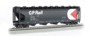 Bachmann Trains HO 17529 56' ACF Center-Flow Covered Hopper, Silver Series, Canadian Pacific