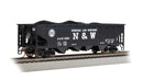 Bachmann Trains HO 17642 40' Quad Hopper, Silver Series, Norfolk & Western