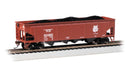 Bachmann Trains HO 17624 40' Quad Hopper, Silver Series, New Haven