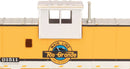 Bachmann Trains HO 17706 36' Wide-Vision Caboose, Silver Series, Denver & Rio Grande Western