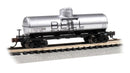Bachmann Trains N 17867 40' Single-Dome Tank Car, Silver Series, Bell Oil