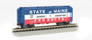 Bachmann Trains N 17056 AAR 40' Steel Boxcar, Silver Series, Bangor & Aroostook (red, white, blue)