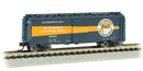 Bachmann Trains N 17064 AAR 40' Steel Boxcar, Silver Series, Baltimore & Ohio 467603 (Timesaver Scheme, blue, orange)