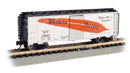 Bachmann Trains N 17072 AAR 40' Steel Boxcar, Silver Series, Western Pacific