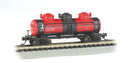 Bachmann Trains N 17154 3-Dome Tank Car, Ready-to-Run, Transcontinental Oil Co. (black, red)