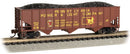 Bachmann Trains N 18755 Bethlehem Steel 100-Ton 3-Bay Hopper, Pennsylvania Power & Light 286 (Boxcar Red, yellow, Reddy Kilowatt)