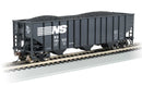 Bachmann Trains HO 18728 Bethlehem Steel 3-Bay 100-Ton Open Hopper, Silver Series, Norfolk Southern