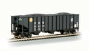 Bachmann Trains HO 18713 Bethlehem Steel 3-Bay 100-Ton Open Hopper, Silver Series, Pennsylvania Railroad