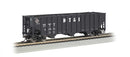 Bachmann Trains HO 18730 Bethlehem Steel 3-Bay 100-Ton Open Hopper, Silver Series, Detroit, Toledo & Ironton