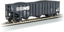 Bachmann Trains HO 18740 Bethlehem Steel 3-Bay 100-Ton Open Hopper, Silver Series, Norfolk Southern 145275 (black, white)