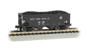 Bachmann Trains N 19556 USRA 55-Ton 2-Bay Open Hopper with Load, Silver Series, Baltimore & Ohio