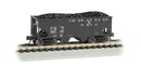 Bachmann Trains N 19555 USRA 55-Ton 2-Bay Open Hopper with Load, Silver Series, Chesapeake & Ohio (black)