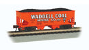 Bachmann Trains N 19561 USRA 55-Ton 2-Bay Open Hopper with Load, Silver Series, Waddell Coal WDLX