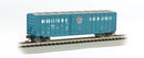Bachmann Trains N 19653 ACF 50'6" Outside-Braced Sliding-Door Boxcar, Silver Series, Middletown & New Jersey (blue)