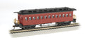 Bachmann Trains HO 13402 1860, 1880 Wood Coach, Silver Series, Painted, Unlettered (red)