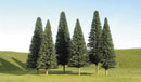 Bachmann Trains O 32201 SceneScapes Layout-Ready Trees, Pine Trees 8-10" (3)