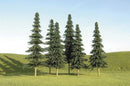 Bachmann Trains O 32204 SceneScapes Layout-Ready Trees, Spruce Trees 8-10" (3)