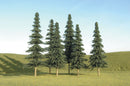 Bachmann Trains HO 32004 Spruce Trees, SceneScapes, 5 to 6" 12.7 to 15.2cm (6)