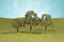 Bachmann Trains HO 32007 Walnut Trees, SceneScapes, 2-1/2 to 3-1/2" 6.4 to 8.9cm (3)