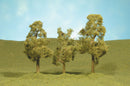 Bachmann Trains HO 32009 Sycamore Trees, SceneScapes, 3 to 4" 7.6 to 10.2cm (3)