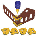 Bachmann Trains HO 39009 Magnetic Snap Set (Glue Not Included), 4 Magnetic Clamps with 16 Magnets