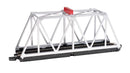 Bachmann Trains N 44870 Truss Bridge with Blinking Light, E-Z Track, Assembled (silver)