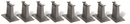 Bachmann Trains N 44872 E-Z Track Accessories, 8-Piece Tall Pier Set