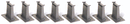 Bachmann Trains HO 44472 Tall Pier Set, E-Z Track, 8-Piece