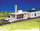 Bachmann Trains HO 45434 Drive-In Hamburger Stand, Plasticville U.S.A. Kit