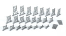 Bachmann Trains N 42523 26-Piece Graduated Trestle Set