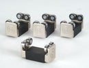 Bachmann Trains HO 42901 Display/Test Stand Rollers, E-Z Riders, Rolling with Ball Bearings for Powered Axles (4)