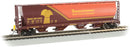 Bachmann Trains HO 73802 Canadian Cylindrical 4-Bay Grain Hopper with FRED, Saskatchewan Grain Car Corp. SKNX