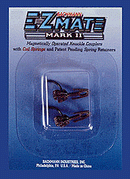 Bachmann Trains HO 78024 E-Z Mate Mark II Couplers with Metal Coil Spring, Long Center Shank Style 1 Pair