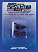 Bachmann Trains HO 78022 E-Z Mate Mark II Couplers with Metal Coil Spring, Over Shank, Medium, 1 Pair