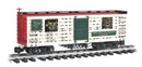 Bachmann Trains G 98704 Animated Stock Car with Reindeer, North Pole & Southern