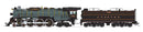 PREORDER Broadway Limited Imports HO 8875 3460 Class 4-6-4 Steam Locomotive, Atchison Topeka & Santa Fe "Ornate 1870s Fantasy"