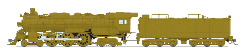 PREORDER Broadway Limited Imports HO 8878 3460 Class 4-6-4 Steam Locomotive, Unlettered "Painted Brass"