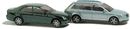 Busch N 8346 European Automobiles, 2-Pack, Audi A4 Avant Sedan & Mercedes C-Class Station Wagon