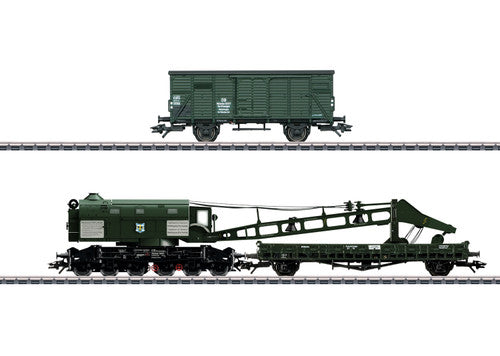 Marklin HO 49570 Ardelt 57 Metric Ton Steam Crane, Deutsche Bahn